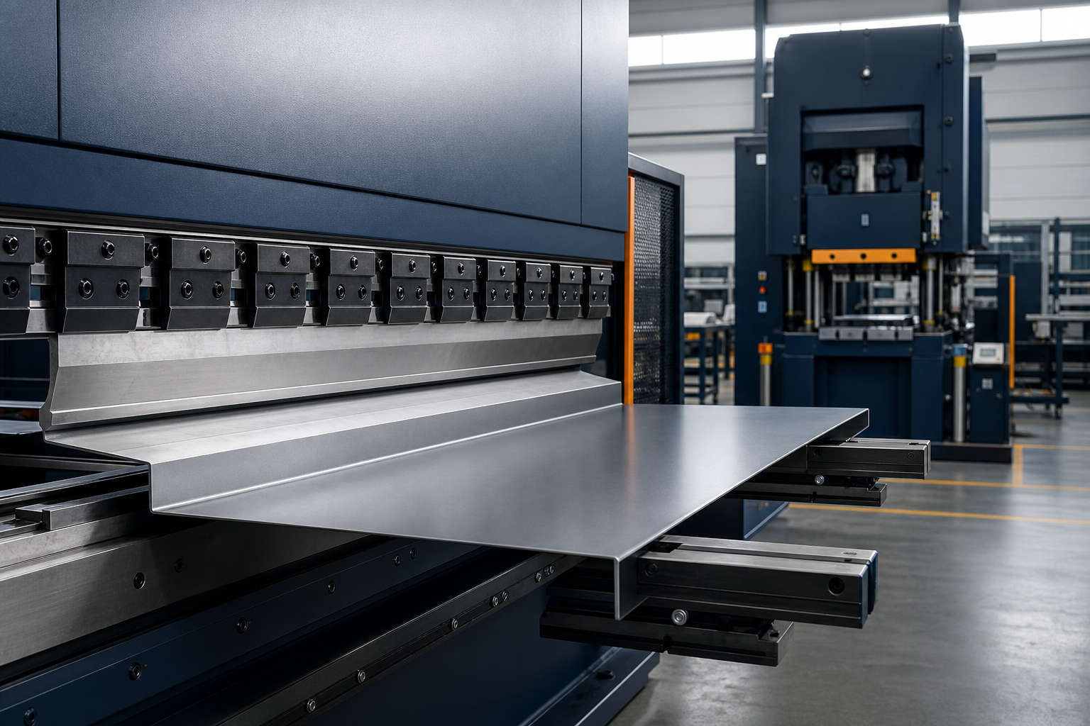 CNC press brake bending and metal stamping equipment