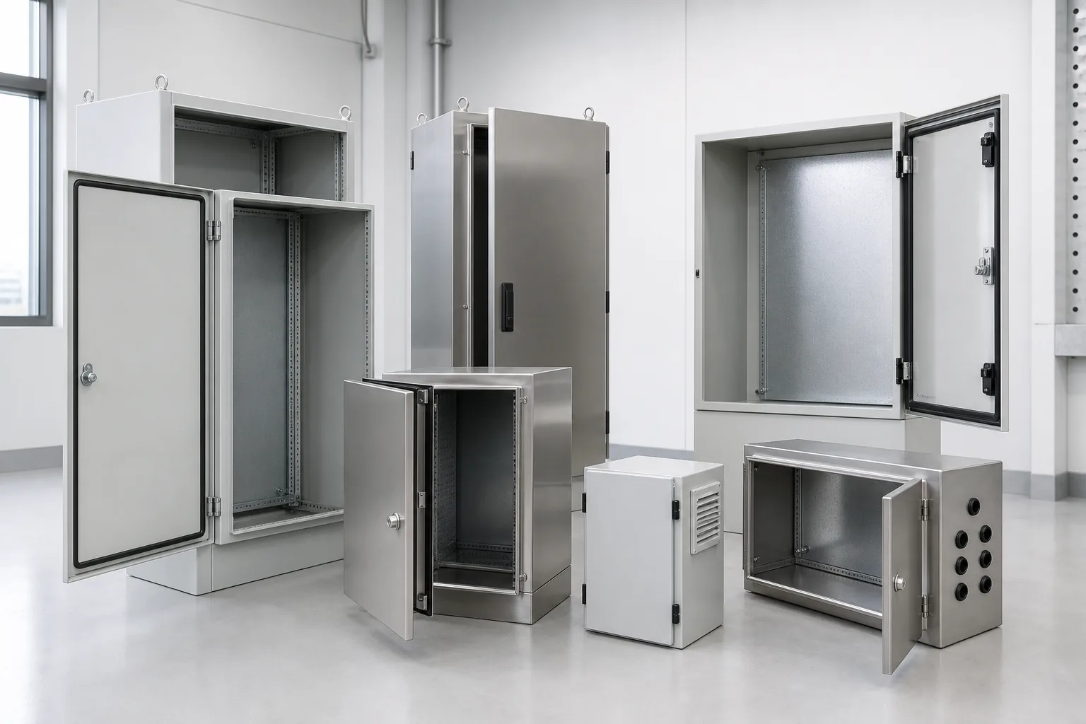 Representative industrial electrical control enclosure