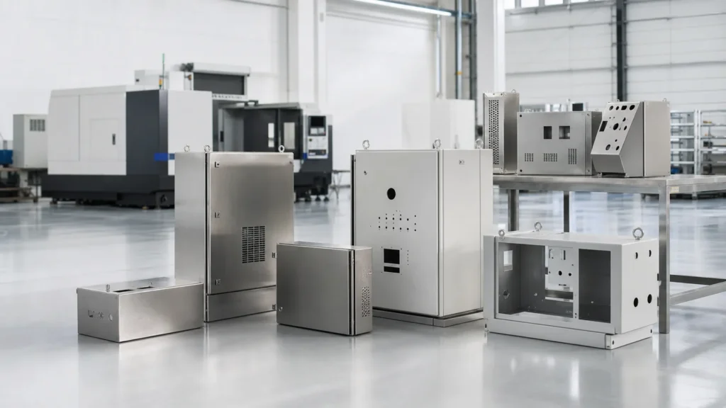 Custom sheet metal equipment enclosures